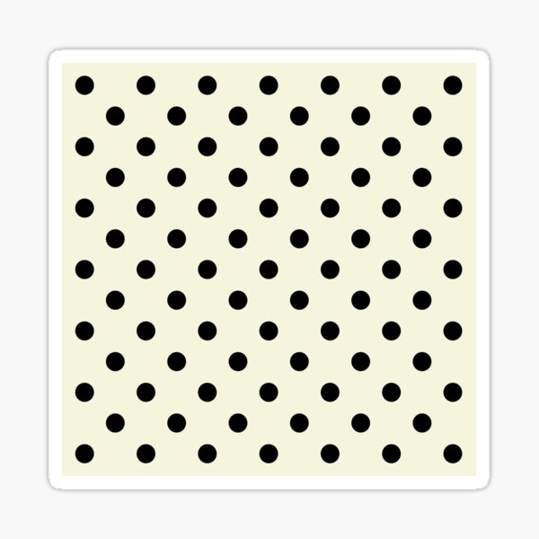 Item preview, Large Black on Beige Polka Dots | designed and sold by SpotsDotsPrints.