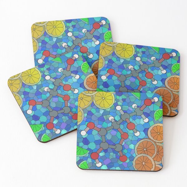 Item preview, Vitamin C - Chemistry Stained Glass designed and sold by SmilesNVials.