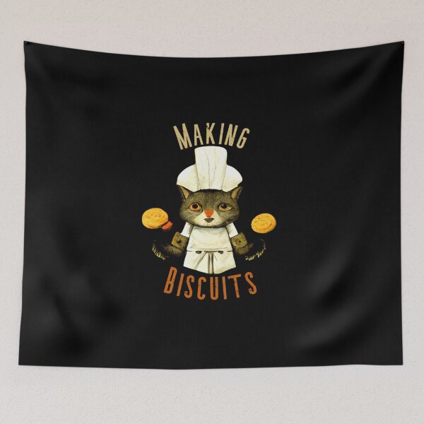 Item preview, cat making biscuits 13 designed and sold by Catator.