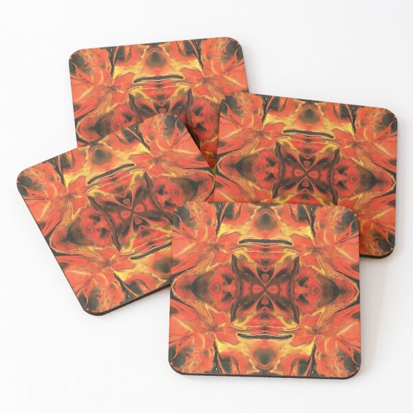 Item preview, abstract decorative flame pattern  designed and sold by ErhanArt.