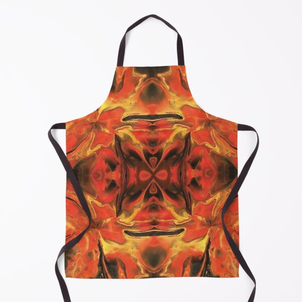 Item preview, abstract decorative flame pattern designed and sold by ErhanArt.