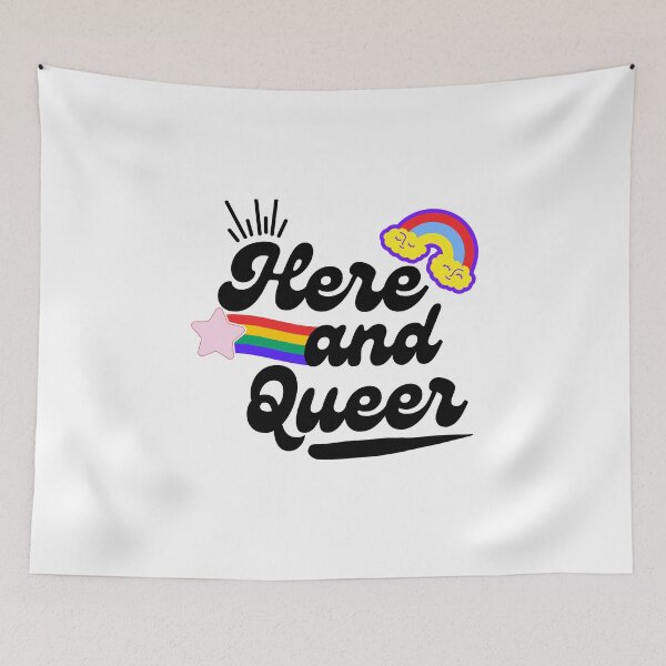 Item preview,  Here and queer designed and sold by Zeetube.