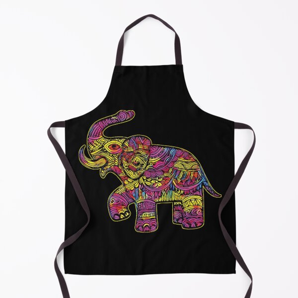 Item preview, Painted Tribal Elephant Sacred Art designed and sold by ittybittyowl.