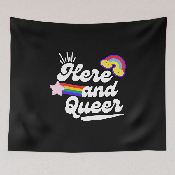 Item preview, Here and queer designed and sold by Zeetube.