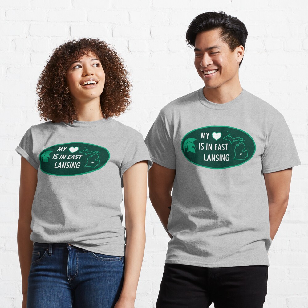 My Heart is in East Lansing Michigan Classic T-Shirt
