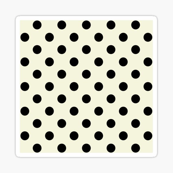Item preview, Extra Large Black on Beige Polka Dots | designed and sold by SpotsDotsPrints.