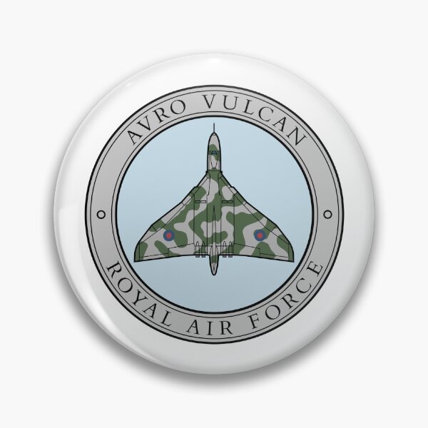 Item preview, Avro Vulcan plan view badge-type design designed and sold by Reign-Man.