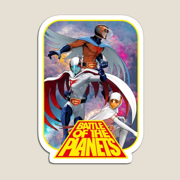 Poster Toile Gatchaman / La Bataille Des Planètes – Multicolore, Déco Manga Rétro