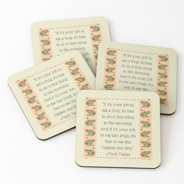 Item preview, Eat the Frog designed and sold by toadsforall.