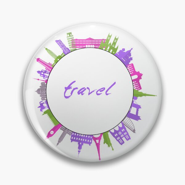Item preview, travel monuments designed and sold by magenta-dream.