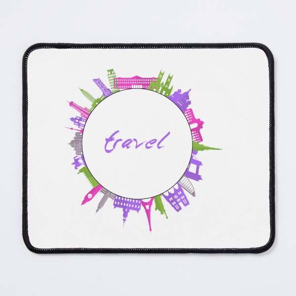 Item preview, travel monuments designed and sold by magenta-dream.