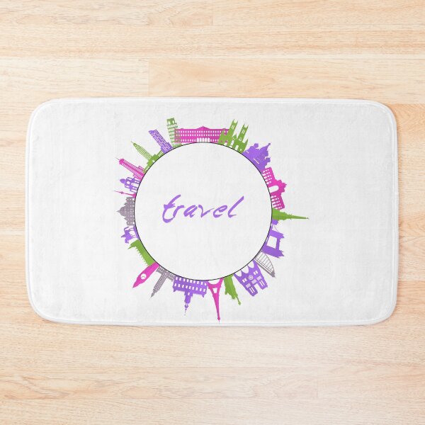Item preview, travel monuments designed and sold by magenta-dream.