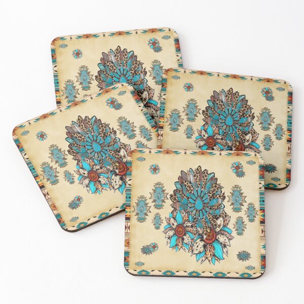 Item preview, Leopard Print Sunflowers, Aztec Designs and Border  designed and sold by handsoftime2020.