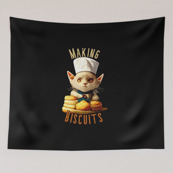 Item preview, cat making biscuits 31 designed and sold by Catator.