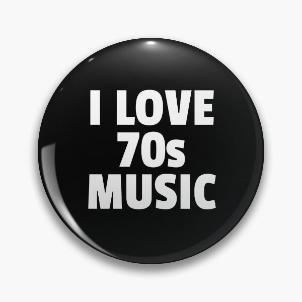 Item preview, I love 70s music - seventies retro designed and sold by Inspirationmotivation.