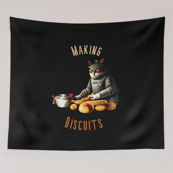 Item preview, cat making biscuits 33 designed and sold by Catator.