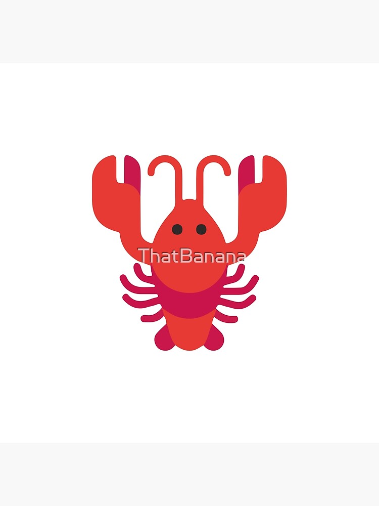 "Lobster emoji" Poster for Sale by ThatBanana Redbubble