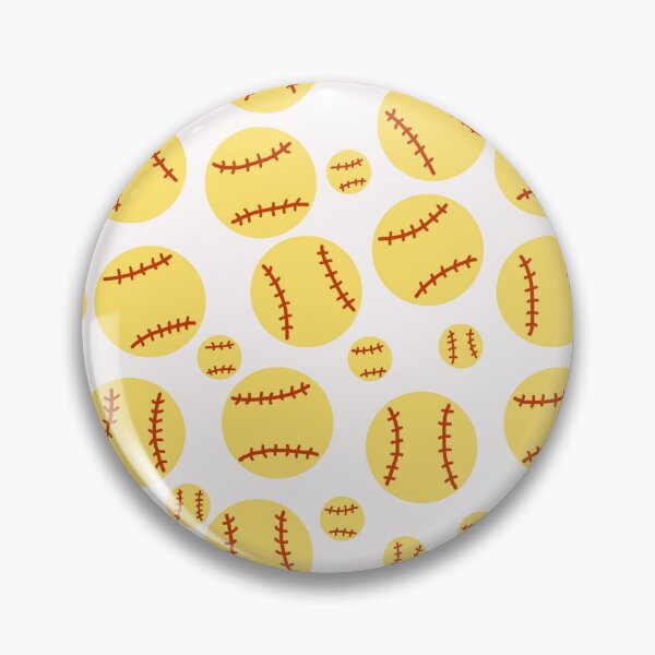 Item preview, Softballs on White designed and sold by RepeatCandy.
