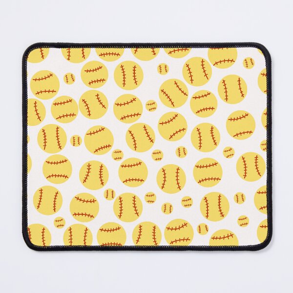 Item preview, Softballs on White designed and sold by RepeatCandy.