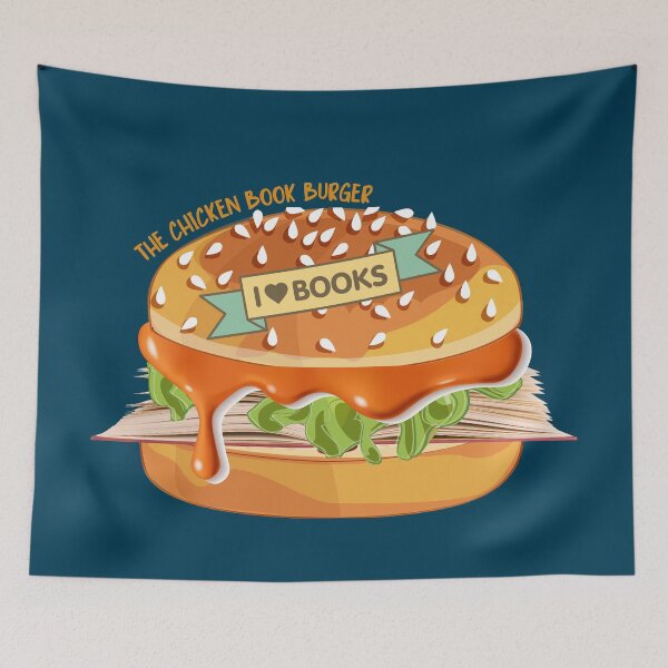 Item preview, The Chicken Book Burger (with words) designed and sold by tmdaliggr.