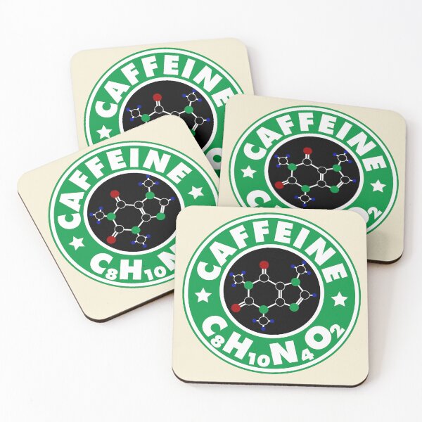 Item preview, Caffeine Molecule Coffee C8H10N4O2 designed and sold by Meta Cortex.