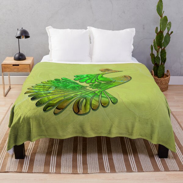 Item preview, Proud as a Peacock - Colorful Green and Gold designed and sold by LaRoach Digital Arts.
