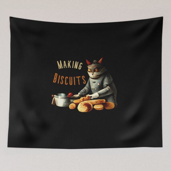 Item preview, cat making biscuits 43 designed and sold by Catator.