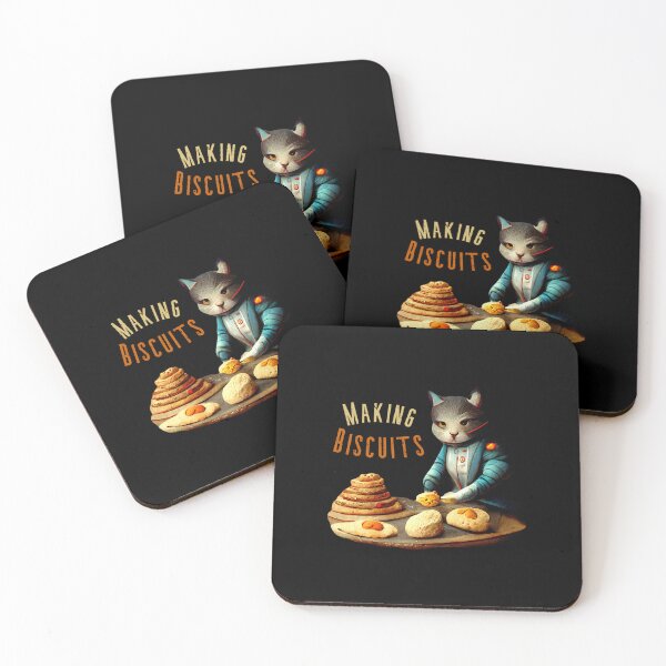 Item preview, cat making biscuits 44 designed and sold by Catator.