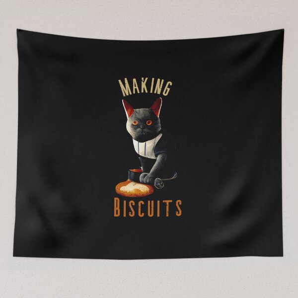 Item preview, cute cat making biscuits 46 designed and sold by Catator.