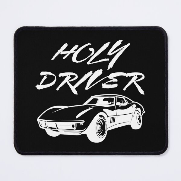 Item preview, Holy Driver Car Metal Black And White Funny Lyrics designed and sold by PunnyLyrics.
