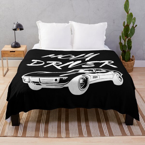 Item preview, Holy Driver Car Metal Black And White Funny Lyrics designed and sold by PunnyLyrics.