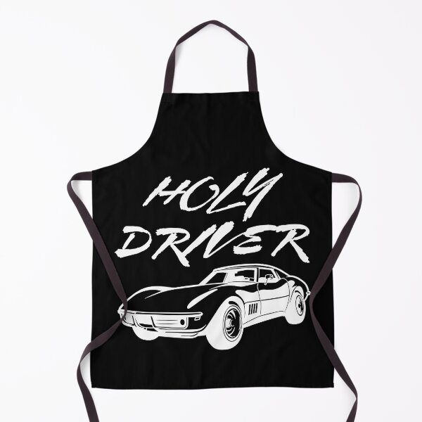 Item preview, Holy Driver Car Metal Black And White Funny Lyrics designed and sold by PunnyLyrics.