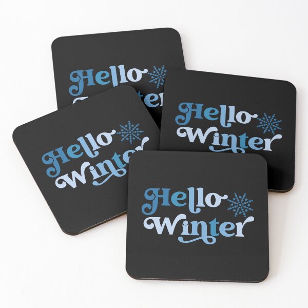 Item preview, Hello Winter Snowflake Shades of Blue designed and sold by PeachesMommy.