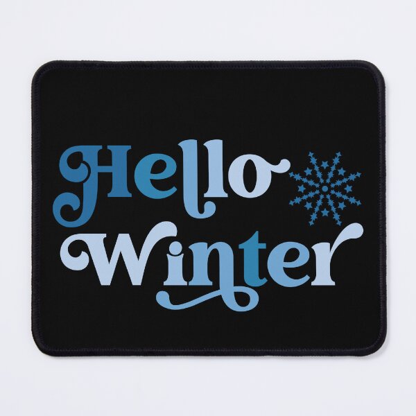 Item preview, Hello Winter Snowflake Shades of Blue designed and sold by PeachesMommy.