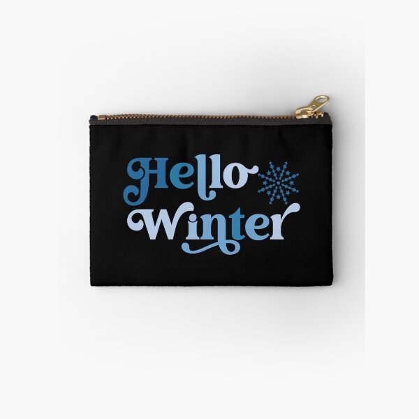 Item preview, Hello Winter Snowflake Shades of Blue designed and sold by PeachesMommy.