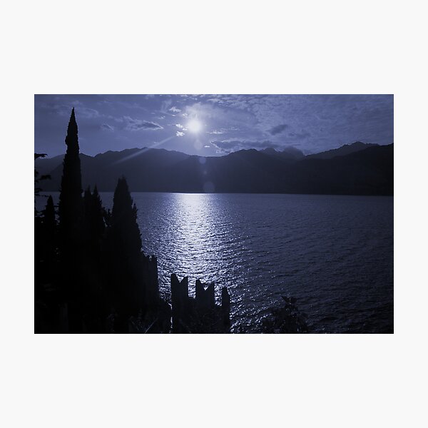 Lago di Garda, in blue Photographic Print
