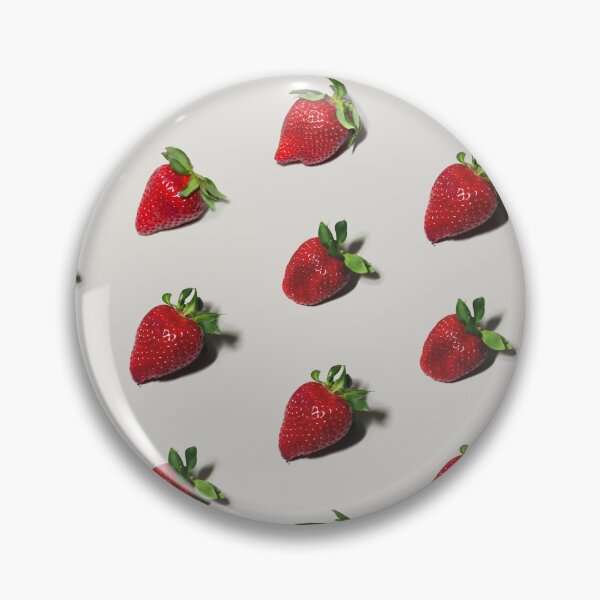Item preview, Strawberry pattern on gray background  designed and sold by PavlovA982.