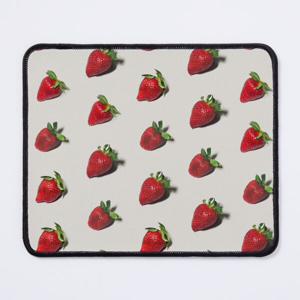 Item preview, Strawberry pattern on gray background designed and sold by PavlovA982.