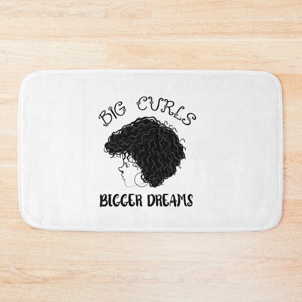 Item preview, Big Curls Bigger Dreams Curly Style Sayings designed and sold by Add To Cart.