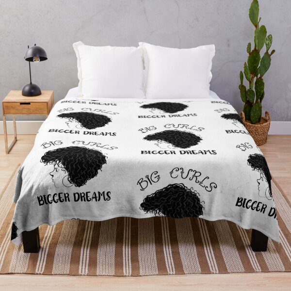 Item preview, Big Curls Bigger Dreams Curly Style Sayings designed and sold by Add To Cart.