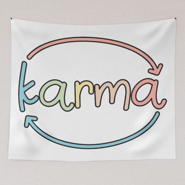 Item preview, Karma Quote designed and sold by CarasAtelier.