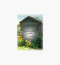 Brightening the Garden Shed Art Board