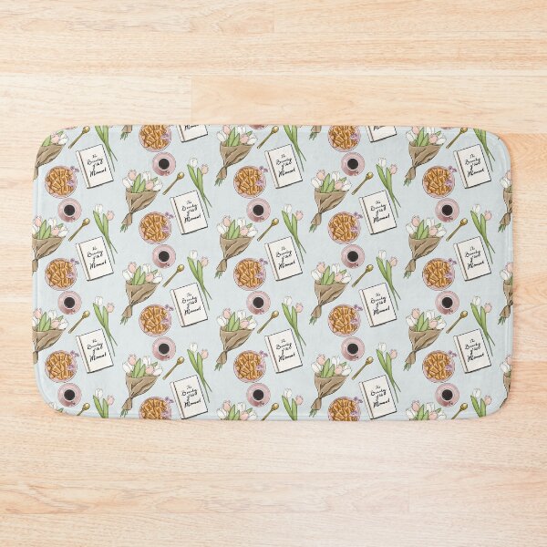 Item preview, Breakfast French Coffee Time Reading Girl Addic Blogger Life Illustration designed and sold by CreativeBu.