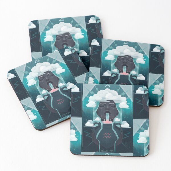 Item preview, Aquarius Illustration designed and sold by MarinaPlarido.