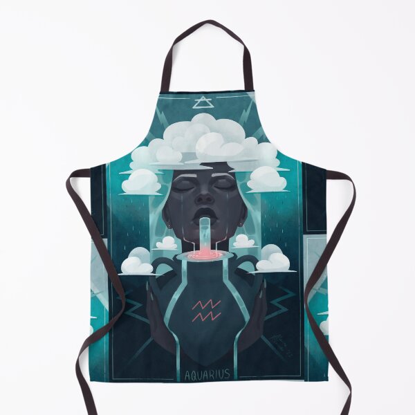 Item preview, Aquarius Illustration designed and sold by MarinaPlarido.