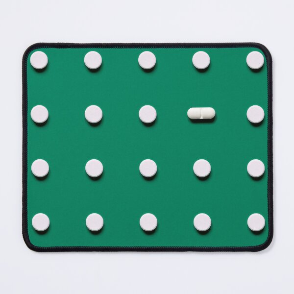 Item preview, Pattern pills on green background designed and sold by PavlovA982.
