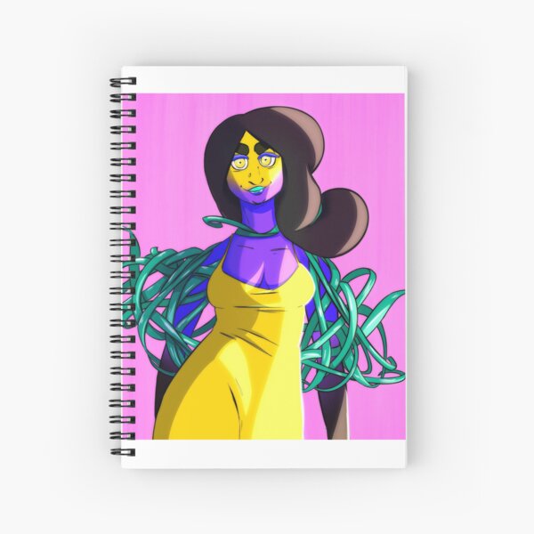 Mujer con hermoso color Cuaderno de espiral