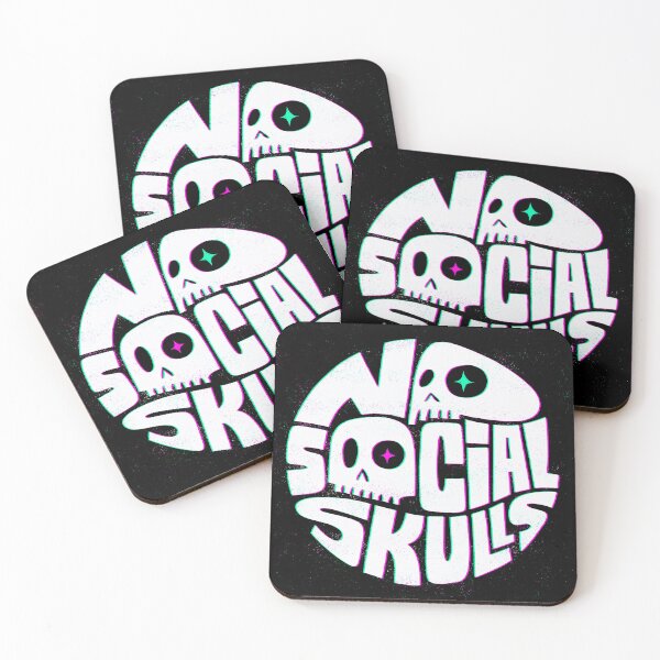 Item preview, No Social Skulls designed and sold by grrrenadine.