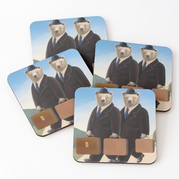 Item preview, Bears Going To Work, Rene Magritte designed and sold by ArtifAI.