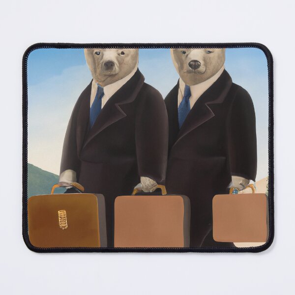Item preview, Bears Going To Work, Rene Magritte designed and sold by ArtifAI.